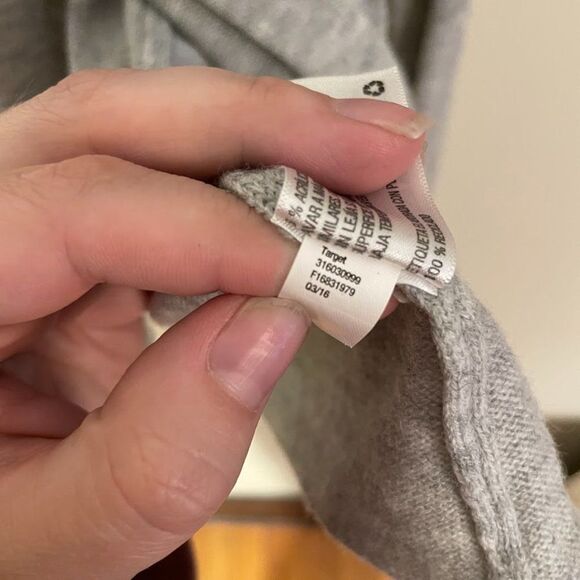 Knox Rose Fringe Sweater Women Size XXL Gray Sweater Cardigan Boho - Picture 3 of 9